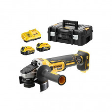 DeWalt 18V leņķa slīpmašīna DCG405H2T-QW,125mm, PS 2x5Ah, TSTAK koferis