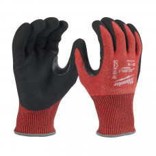 MILWAUKEE® pretsagriešanās aizsardzības D klases cimdi XL/10 izmērs