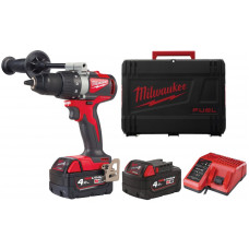 MILWAUKEE® M18™ bezoglīšu urbjmašīna/skrūvgriezis BLDD2-402X (2x4,0 Ah)