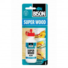 Bison Super Wood PVA bāzes koka līme, D-3 klase 75 g pudelīte
