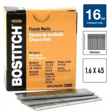 Bostitch 16GA  naglas ar gremdgalvu 45 mm, galvanizētas, 2,5M