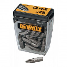 DeWalt 25 mm  Philips uzgaļi PH2, 25 gab. PH2x25 mm DT71522-QZ