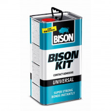 Bison-Kit universāla kontaktlīme dažādu materiālu līmēšanai, 4,5 lbundža