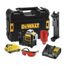 DeWalt 12V XR krustlīniju lāzers 3X360° DCE089D1R-QW, 20 m, sarkans