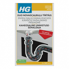 HG novadcauruļu tīrītājs DUO, 1,0 L