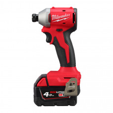 MILWAUKEE® 18 V  ¼″  sešstūra impulsveida triecienskrūvgriezis M18 BLIDRC-402C (2x4,0 Ah)  