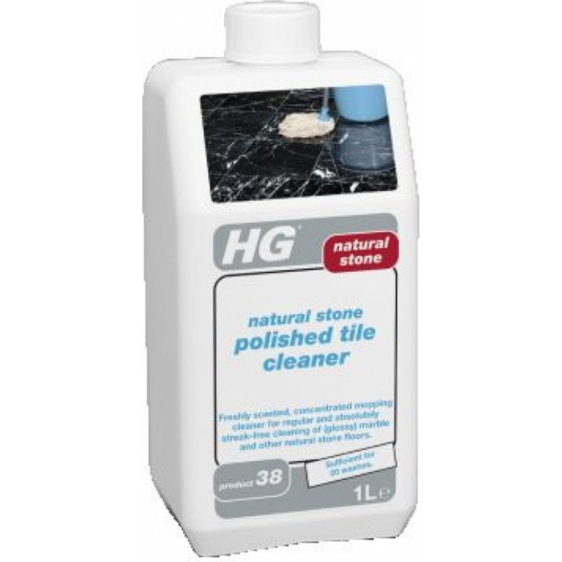 HG dabīgā akmens pulēto flīžu tīrītājs, 1,0 l