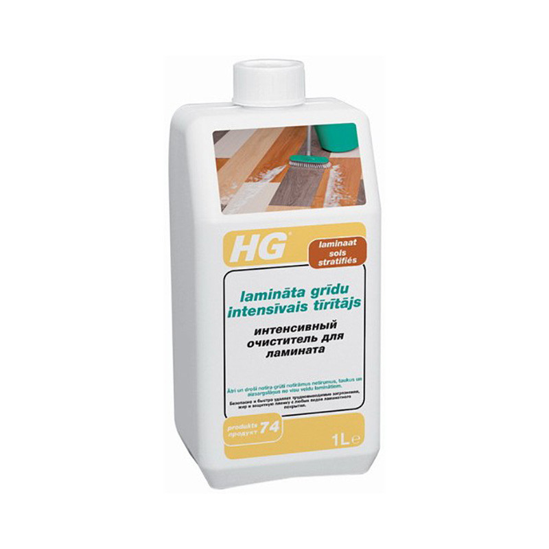 HG lamināta grīdu intensīvais tīrītājs 1L