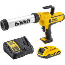 DeWalt 18V XR 600 ml silikona pistole DCE580D1-QW (1x2,0 Ah)