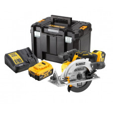 DeWalt 18V XR 55 mm bezoglīšu ripzāģis DCS565P2-QW (2x5,0 Ah)