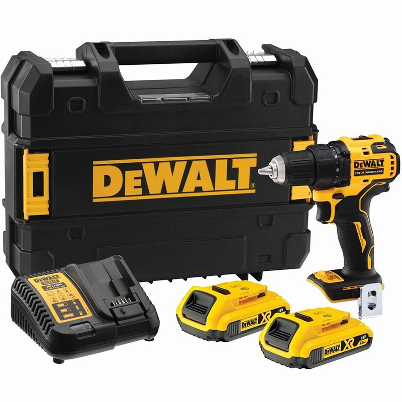 DeWalt 18V skrūvgriezis/urbjmašīna DCD708D2T-QW