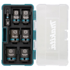 Makita 7 mucinu komplekts 1/2''x 38mm ( 13, 17, 19, 21, 22, 24mm) +Patronas adapters 1/2" x50mm  E-16592 