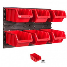 BOTLE instrumentu siena 58 X 39 cm  ar 6 kastītēm (sarkanām)