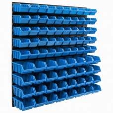 BOTLE instrumentu siena 77 X 78 cm  ar 82 kastītēm (zilām)