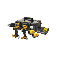 DeWalt 18V 2 instrumentu komplekts - DCK2050E2T-QW, 2x1.7Ah PowerStack, koferī