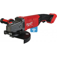 Milwaukee M18 FUEL™ ONE-KEY™ 230 mm leņķa slīpmašīna ar darbības apturēšanas drošības sistēmu un lāpstiņveida slēdzi  ONEFLAG230XPDB-0 (bez akumulatora un lādētāja)