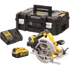 DeWalt 18V XR 64 mm bezoglīšu ripzāģis DCS570P2-QW (2x5,0 Ah)