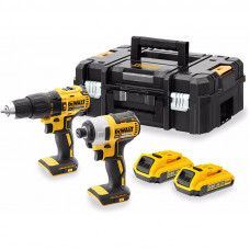 DEWalt 18V XR 2 instrumentu komplekts - DCK2060D2T-QW, 2x2,0 ah