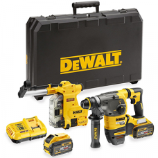 DeWalt  54V XR FELXVOLT SDS-Plus kombinētais perforators ar integrētu putekļu nosūkšanas sistēmu DCH335X2-QW 2x9,0 ah