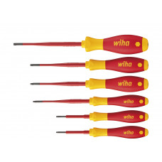 Wiha skrūvgriežu komplekti SoftFinish® electric slimFix TORX® 6 gab. 