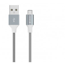 Devia Pheez Series Cable for Micro USB (5V 2.4A,1M) grey