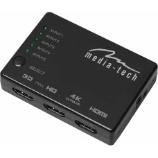 Media-Tech MT5207 5xHDMI switch 4K
