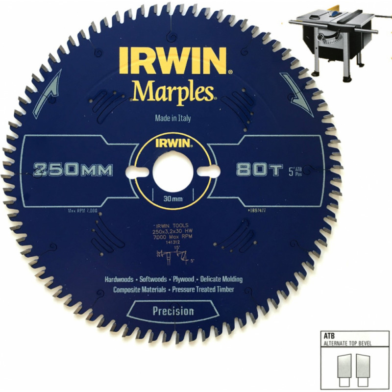 Irwin MARPLES Ripzāģis 300x30Px48T 3,2mm ATB