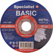 Specialist+ Metāla griešanas disks Specialist BASIC 125x1x22