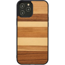 MAN&WOOD case for iPhone 12 Pro Max sabbia black