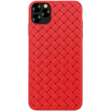 Devia Woven Pattern Design Soft Case iPhone 11 Pro Max red