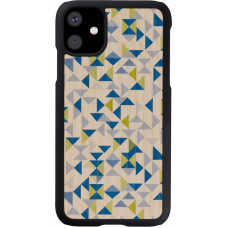 MAN&WOOD SmartPhone case iPhone 11 blue triangle black