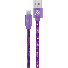Tellur Graffiti USB to Lightning Cable 3A 1m Purple
