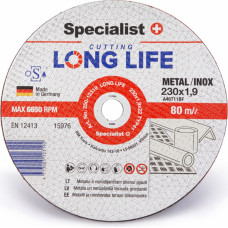 Specialist+ Disks metālam LongLife 230x1,9x22