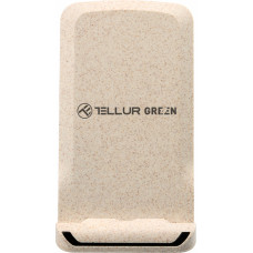 Tellur Green Qi wireless fast desk charger, 15W, Cream