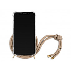 Lookabe Necklace iPhone Xs Max gold nude loo010