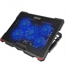 Tellur Cooling pad Basic 17, 5 fans, LED, Black