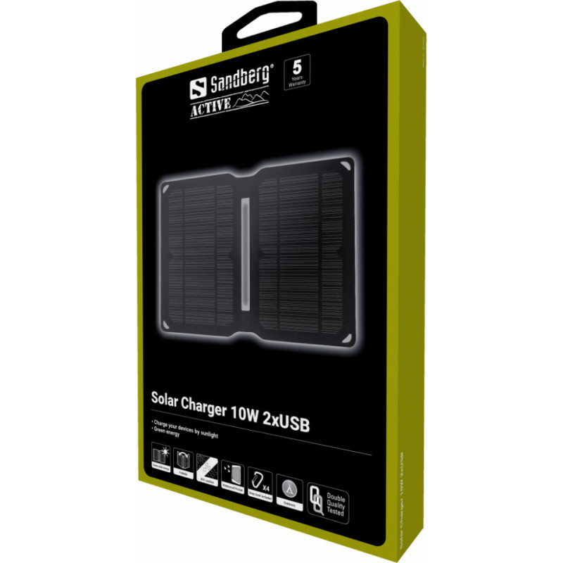 Sandberg 420-69 Solar Charger 10W 2xUSB