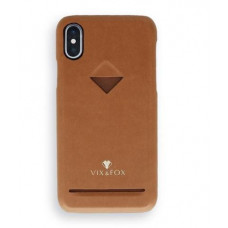 VixFox Card Slot Back Shell for Samsung S9 caramel brown