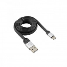 Sbox USB 2.0-Type-C/2.4A black/silver 1.5M