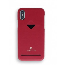 VixFox Card Slot Back Shell for Iphone X/XS ruby red