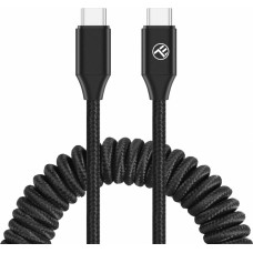 Tellur Extendable USB-C to USB-C Cable PD60W up to 1.8m Black