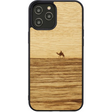 MAN&WOOD case for iPhone 12/12 Pro terra black