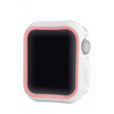 Devia Dazzle Series protective case (44mm) for Apple Watch white pink