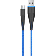 Devia Fish 1 Series Cable for Micro USB (5V 2.4A,1.5M) blue
