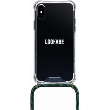 Lookabe Necklace iPhone X/Xs gold green loo013