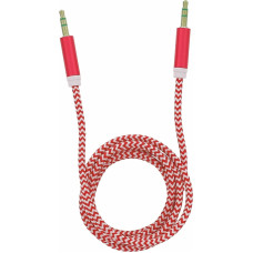 Tellur Basic Audio Cable aux 3.5mm Jack 1m Red