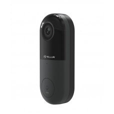 Tellur Smart WiFi Video DoorBell 1080P, PIR, Wired Black