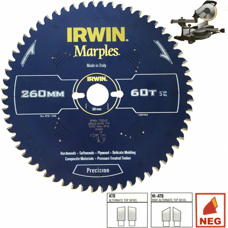Irwin MARPLES Ripzāģis 254x30Px80T 2,5mm HI-ATB/N