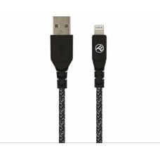 Tellur Green Data cable USB to Lightning 2.4A 1m nylon black