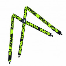 North Ways SUSPENDERS FOR MODELS SHARK AND PIR CHARLIE 2040, Black/Neon Yell, one size